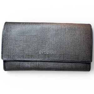 Bvlgari Herringbone Wallet